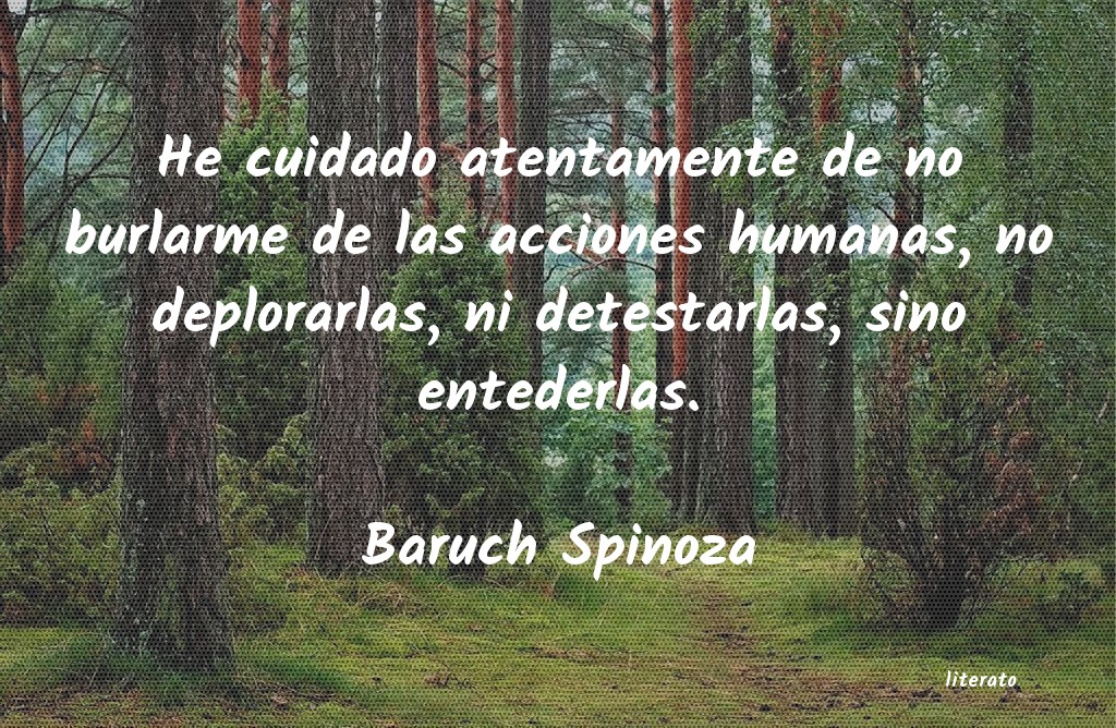 Frases de Baruch Spinoza