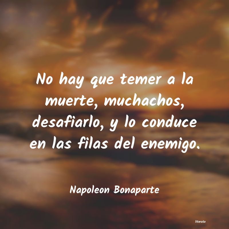 frases de Napoleon Bonaparte