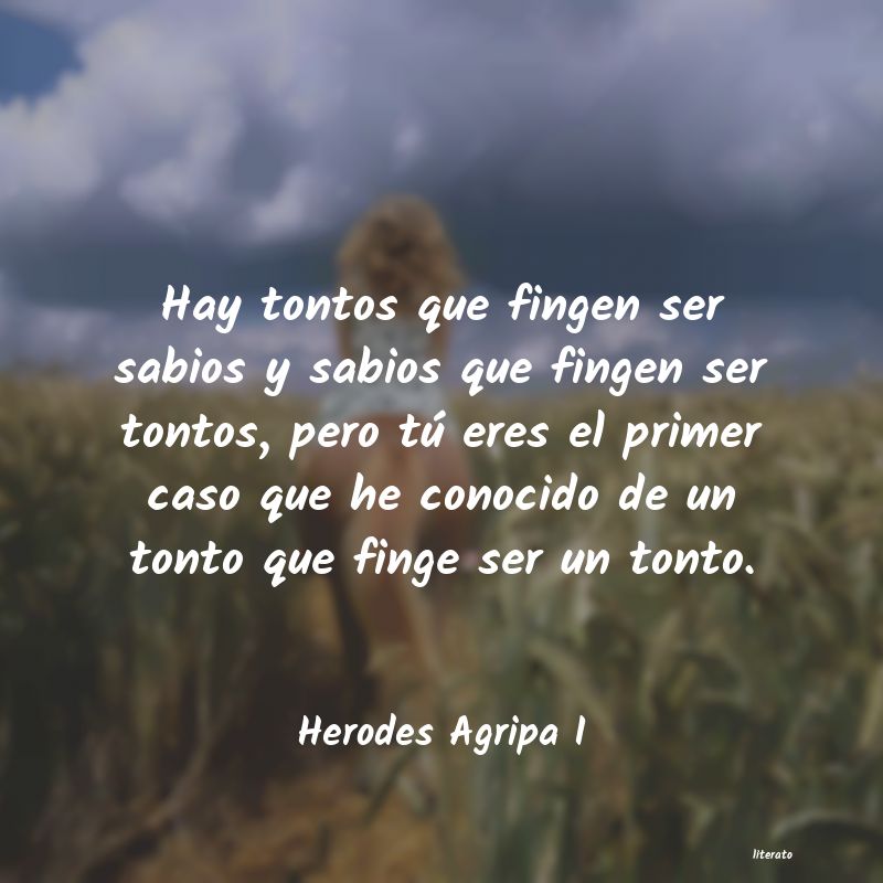 frases de Herodes Agripa I