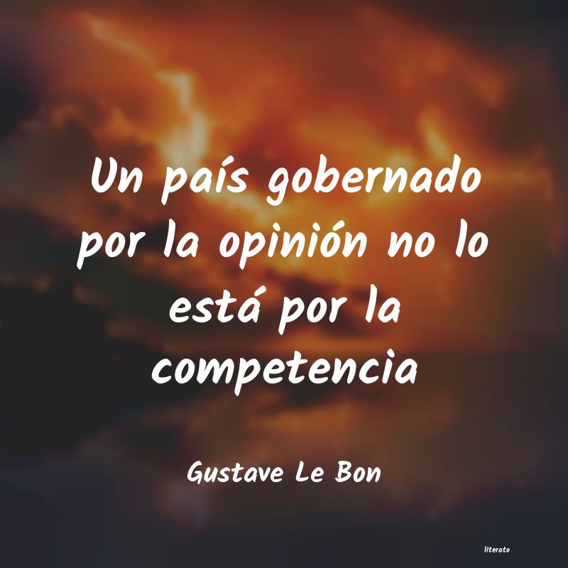 Frases de Gustave Le Bon