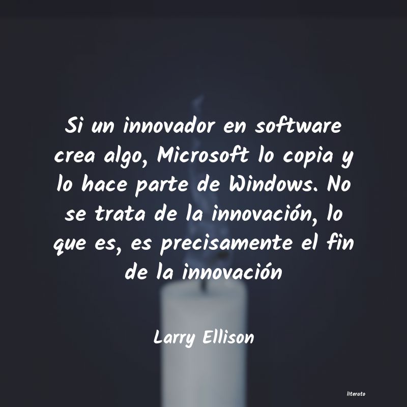 Frases de Larry Ellison