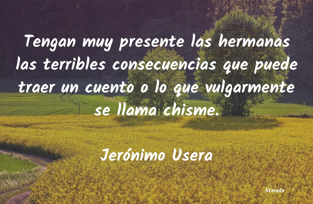 Frases de Jerónimo Usera