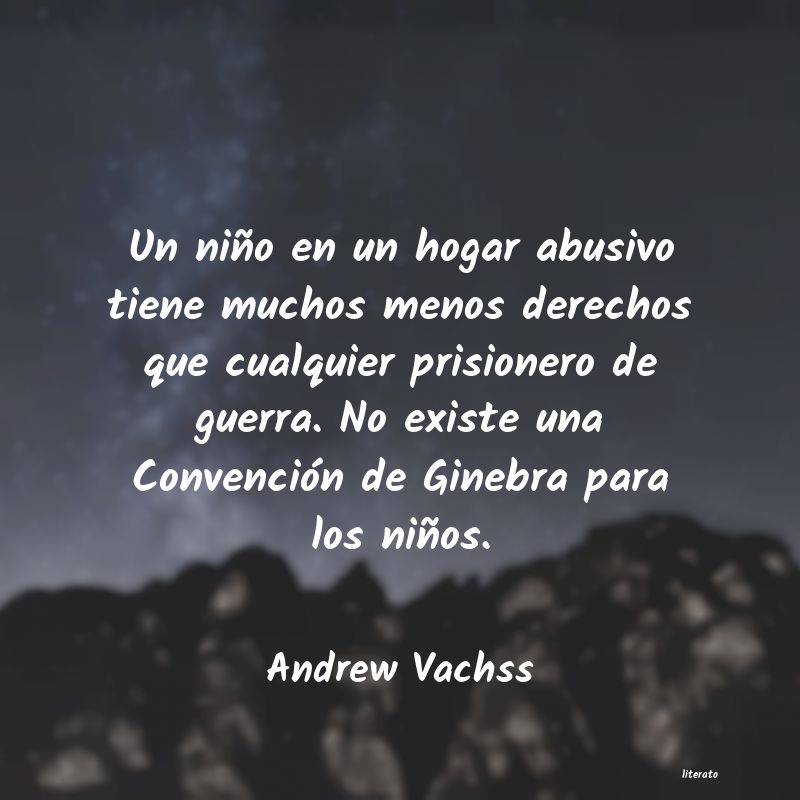 Frases de Andrew Vachss