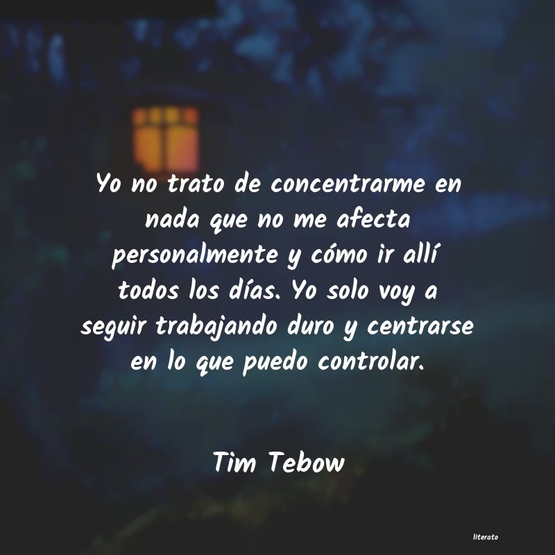 frases de Tim Tebow
