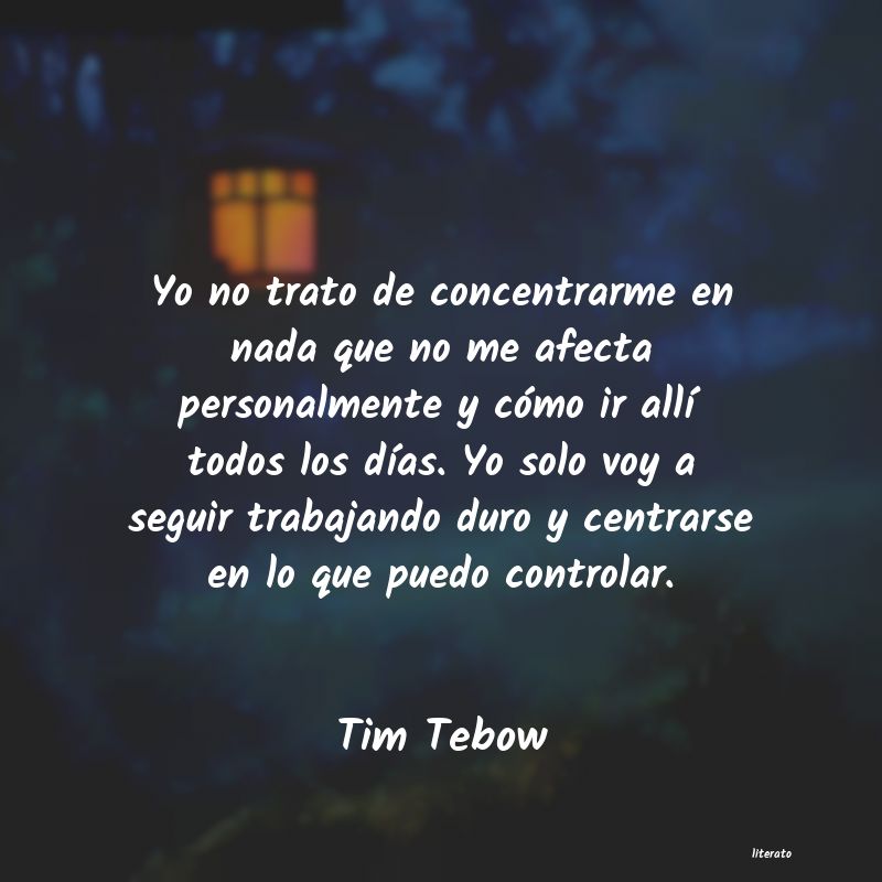 Frases de Tim Tebow