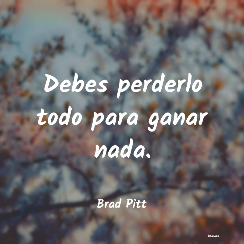frases de Brad Pitt