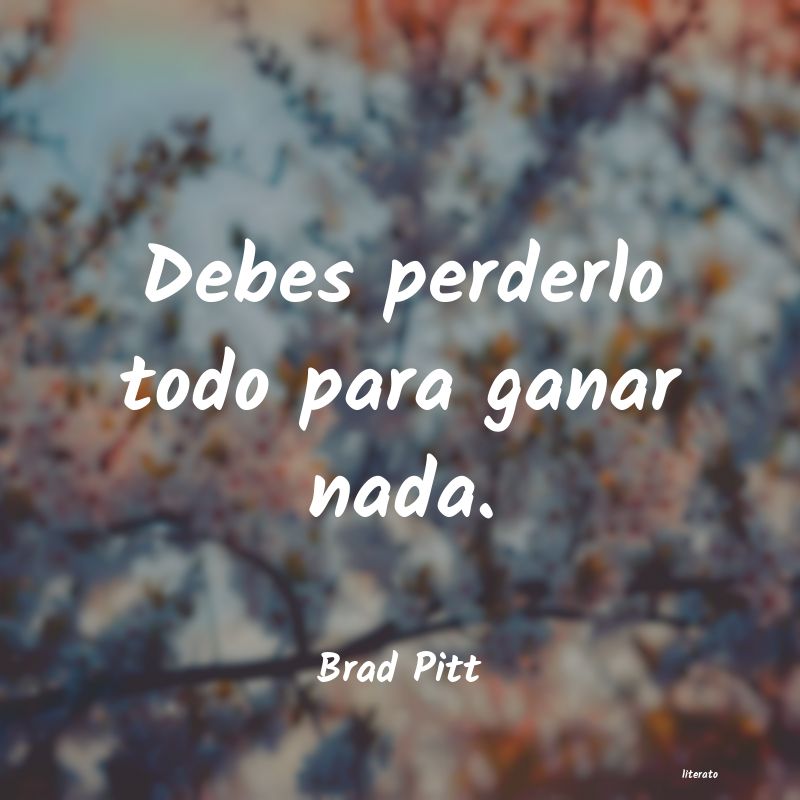 Frases de Brad Pitt