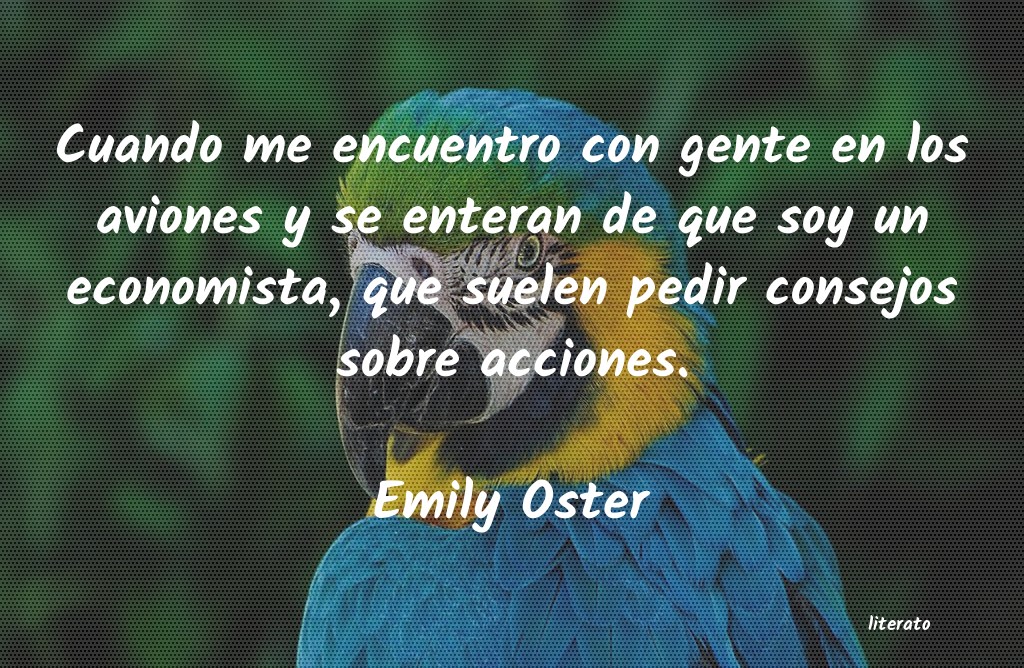 frases de Emily Oster