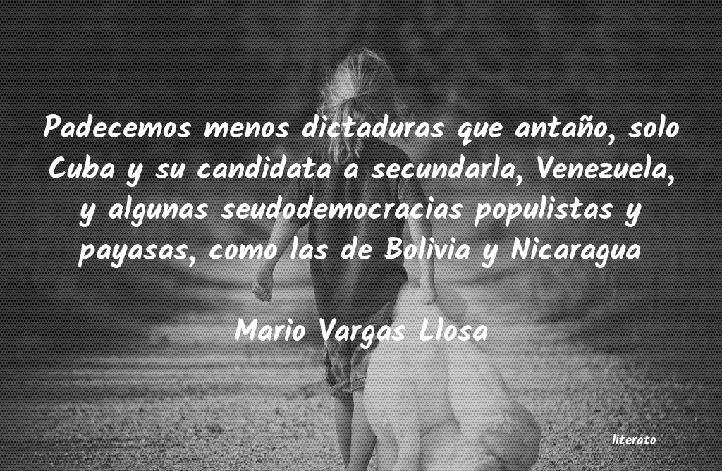 Frases de Mario Vargas Llosa