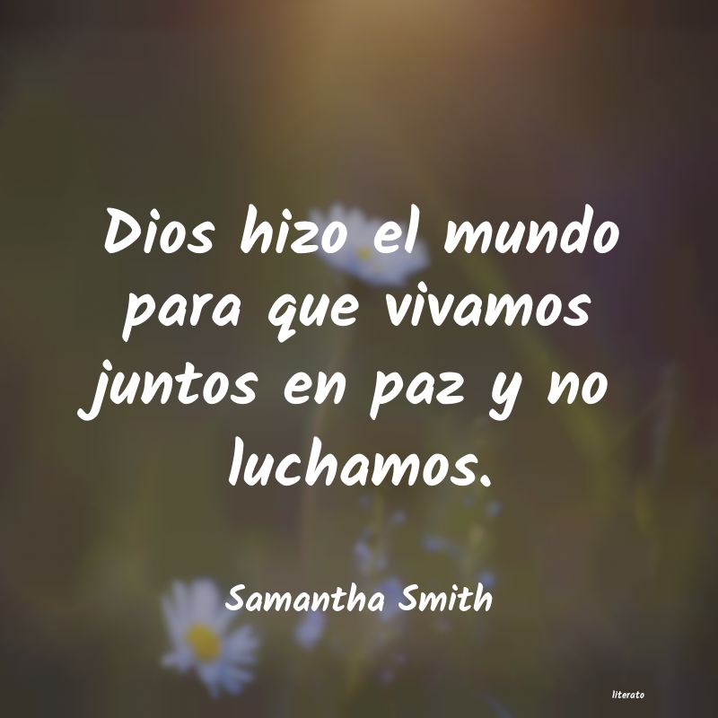 Frases de Samantha Smith