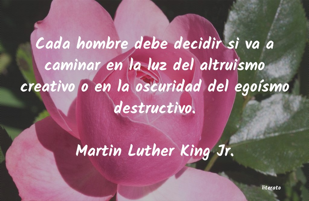 frases de Martin Luther King Jr.