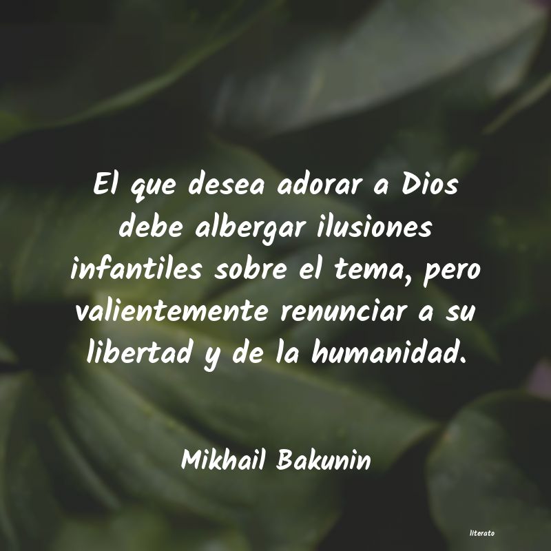 frases de Mikhail Bakunin