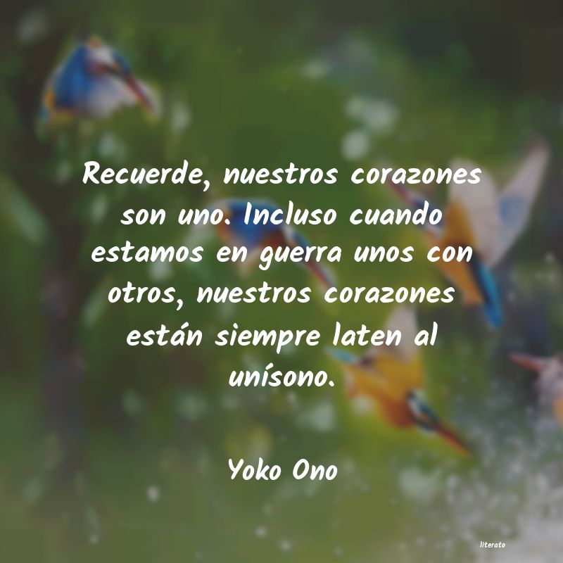 Frases de Yoko Ono