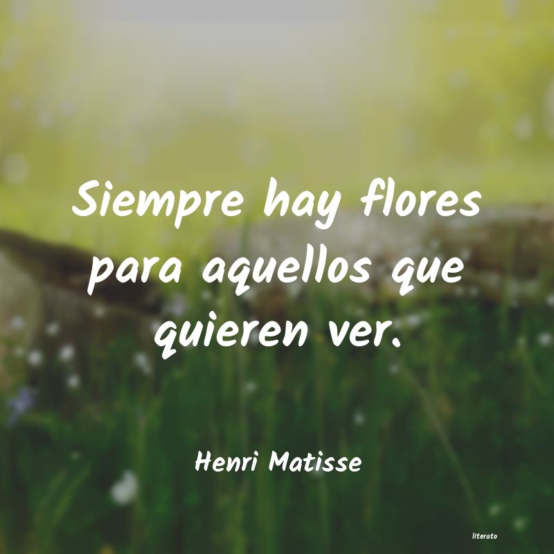 frases de Henri Matisse