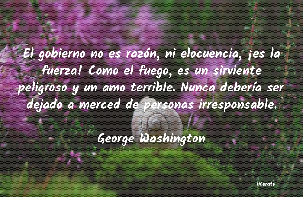 frases de George Washington