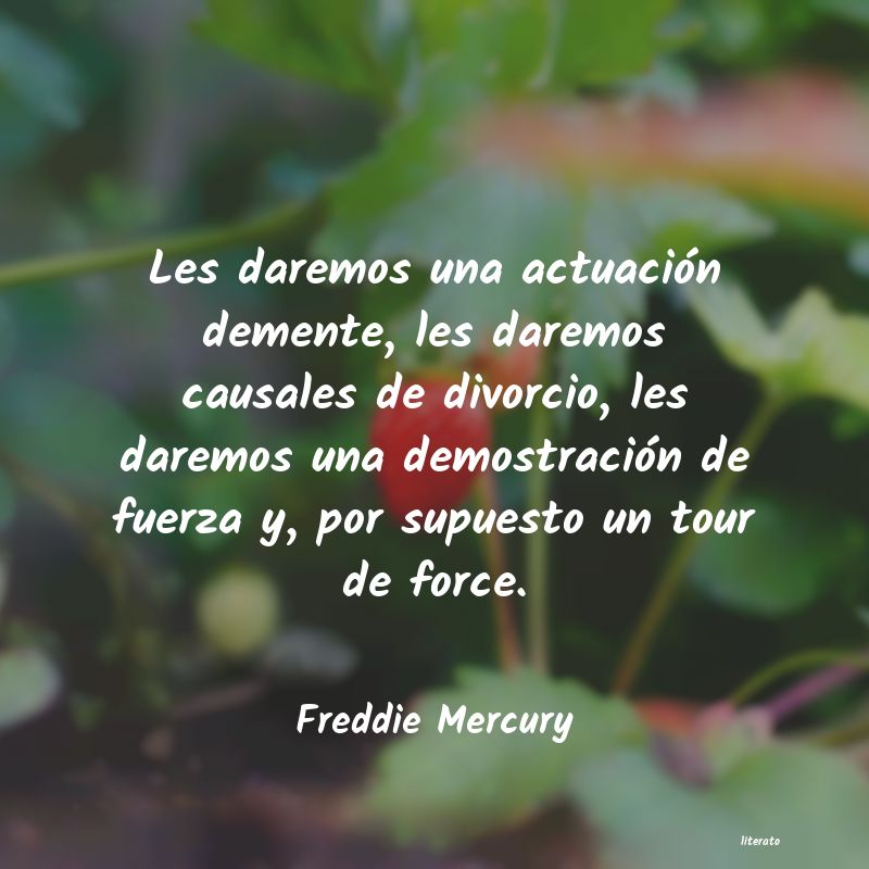 Frases de Freddie Mercury