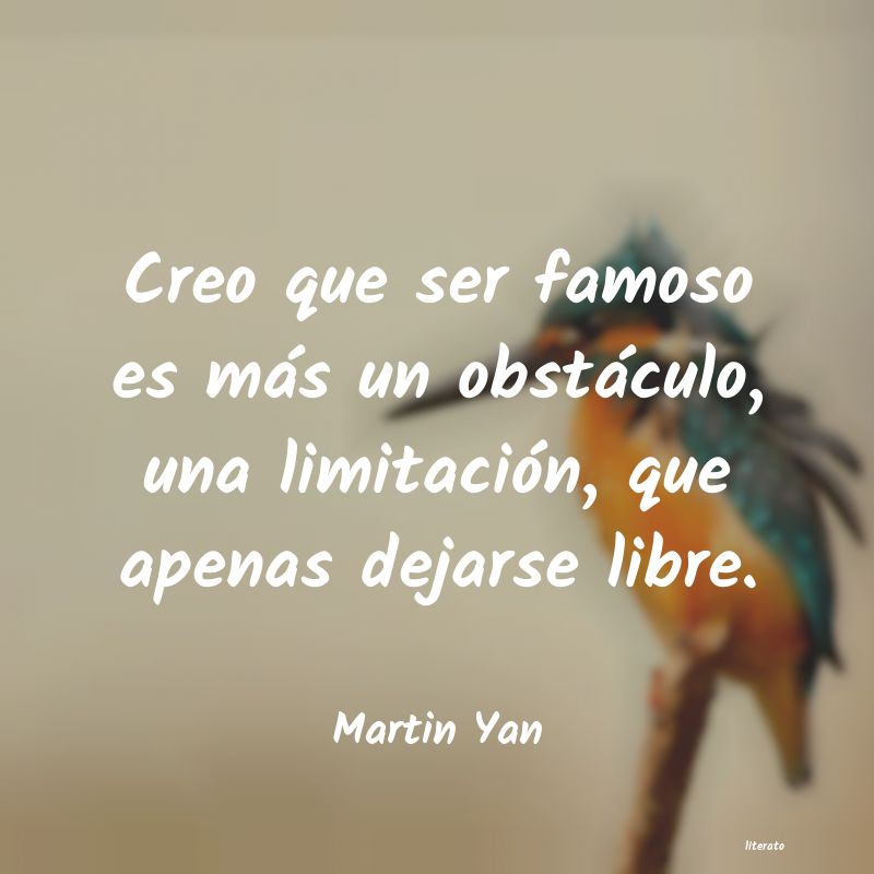 Frases de Martin Yan