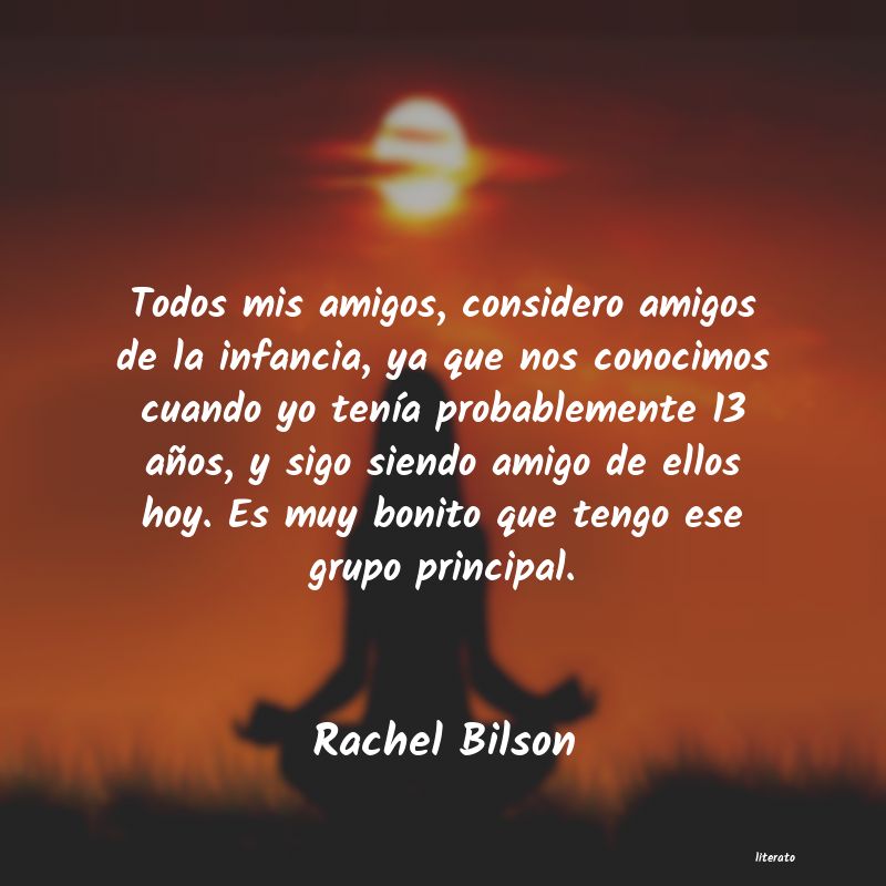 Frases de Rachel Bilson