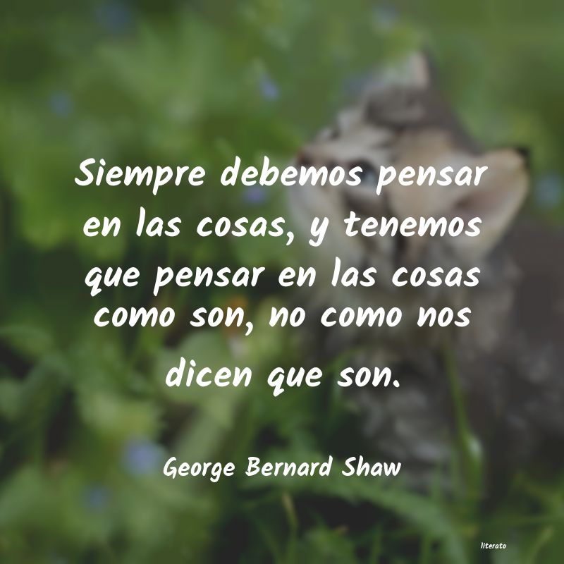 frases de George Bernard Shaw