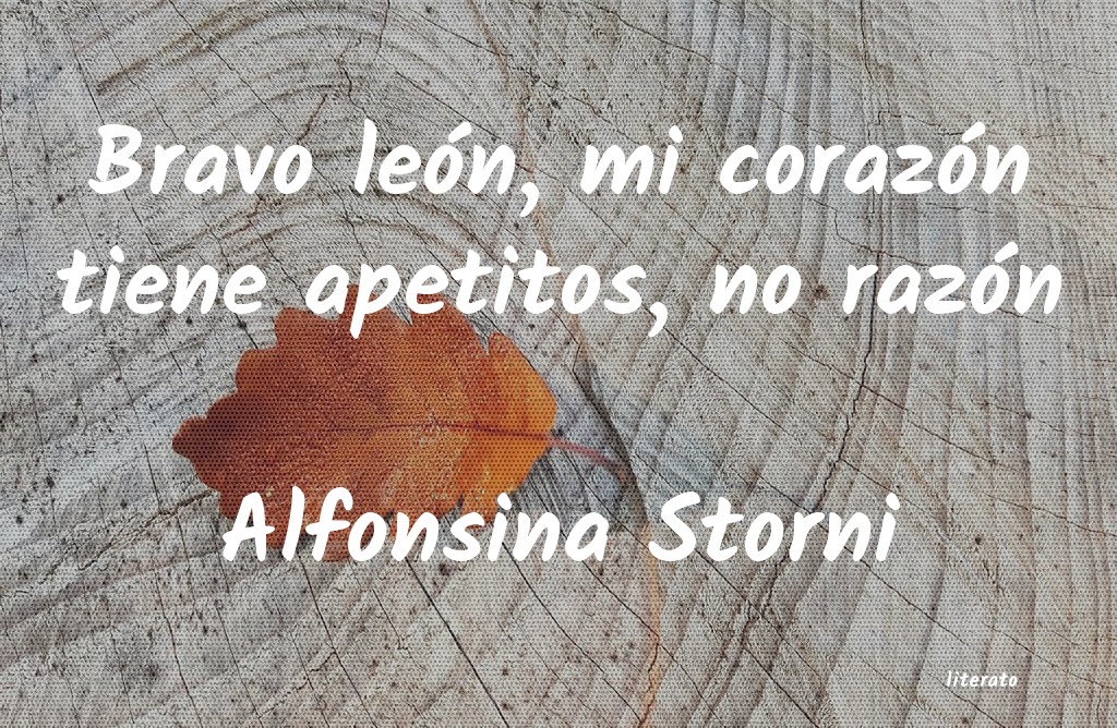 Frases de Alfonsina Storni