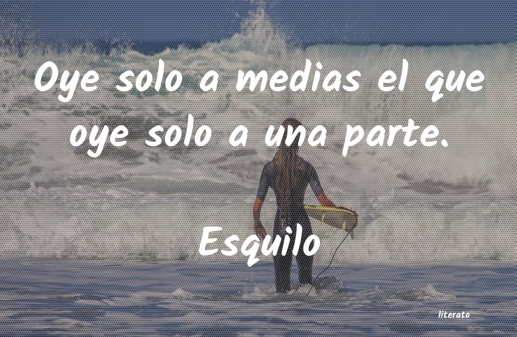 Frases de Esquilo