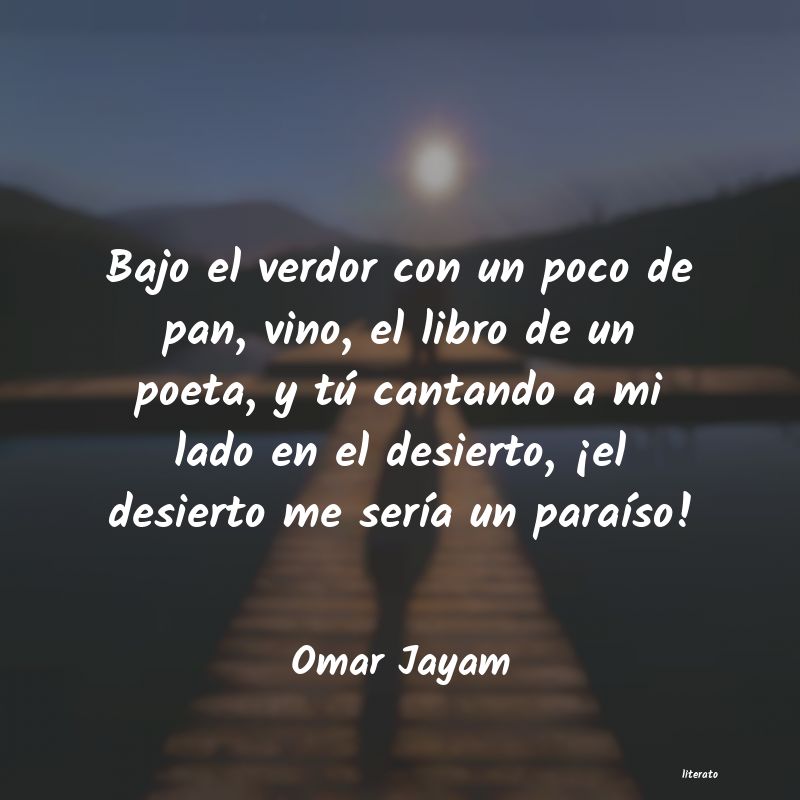 Frases de Omar Jayam