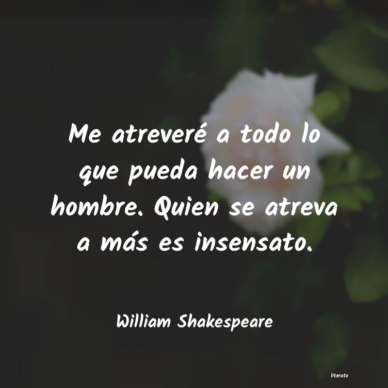 Frases de William Shakespeare