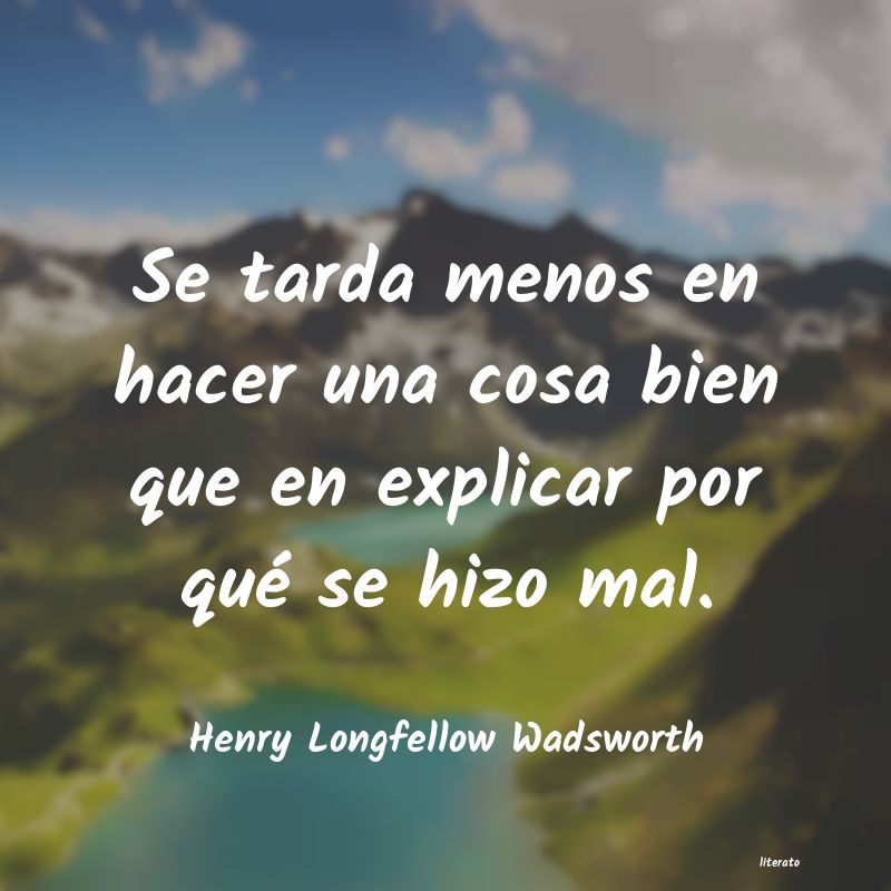 Frases de Henry Longfellow Wadsworth