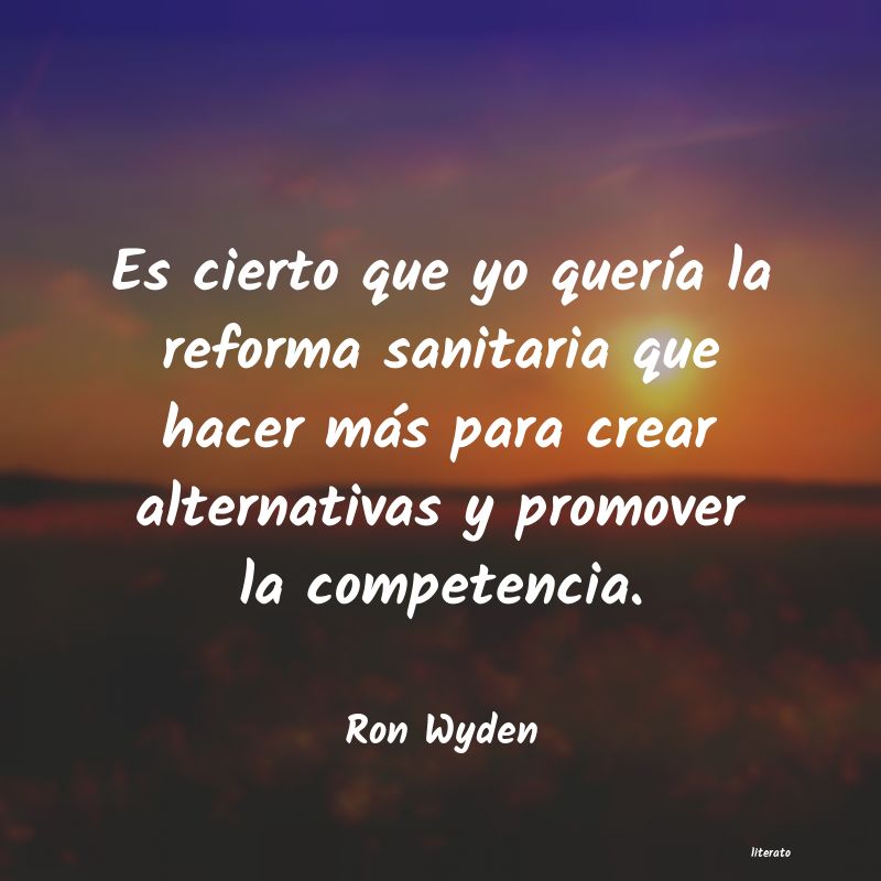 frases de Ron Wyden
