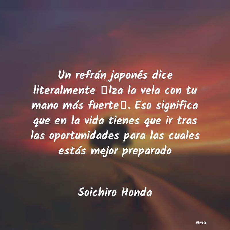 frases de Soichiro Honda