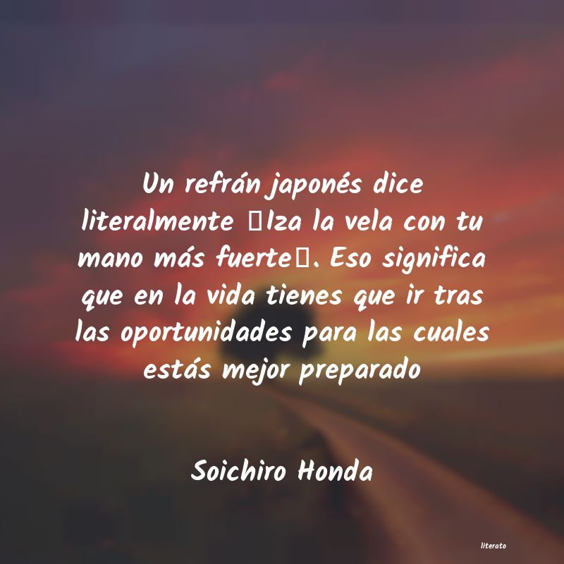 Frases de Soichiro Honda