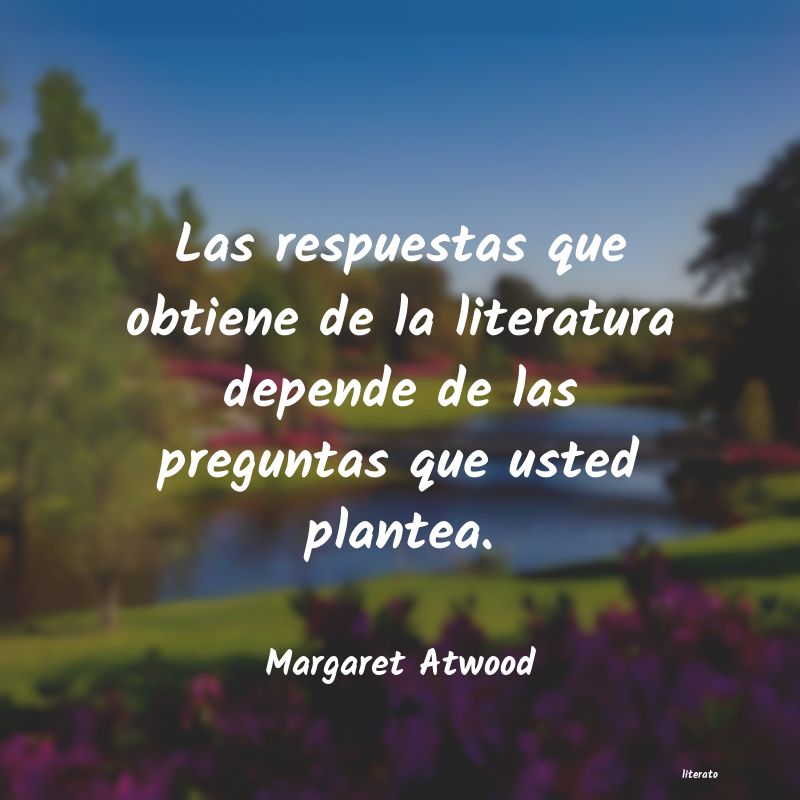 frases de Margaret Atwood