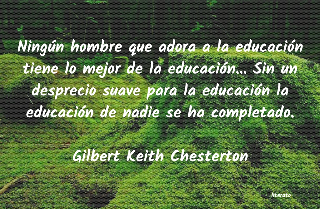 Frases de Gilbert Keith Chesterton