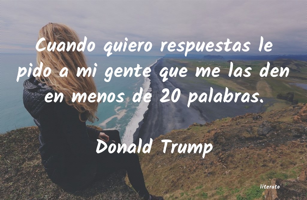 frases de Donald Trump
