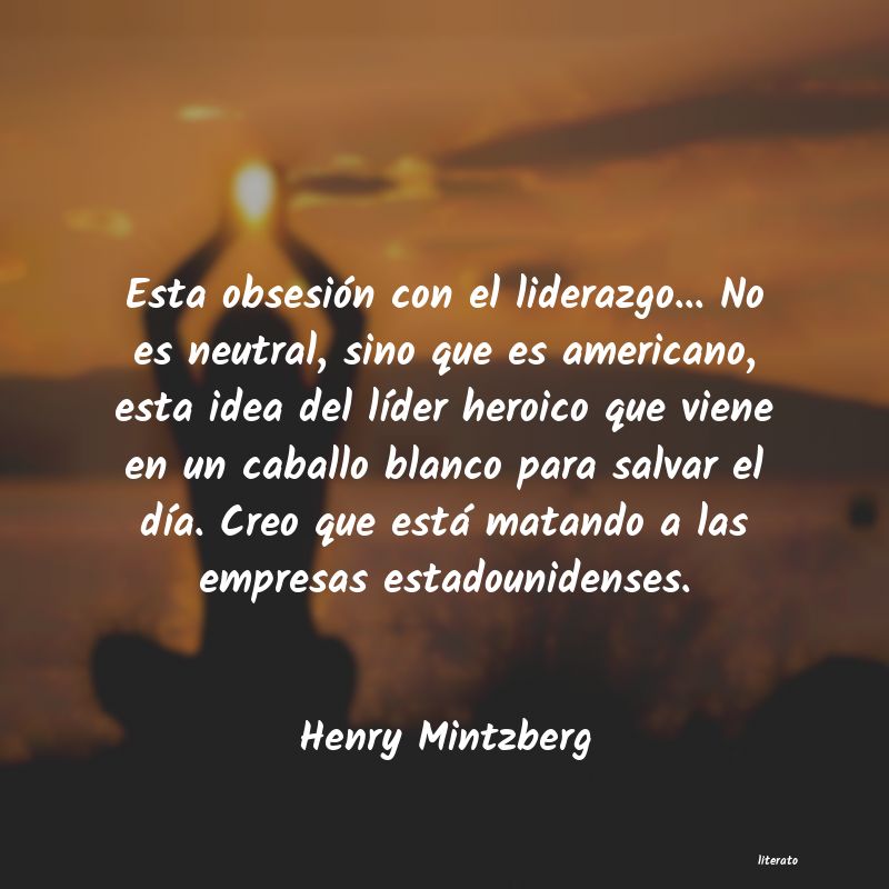 Frases de Henry Mintzberg