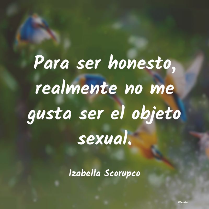 Frases de Izabella Scorupco