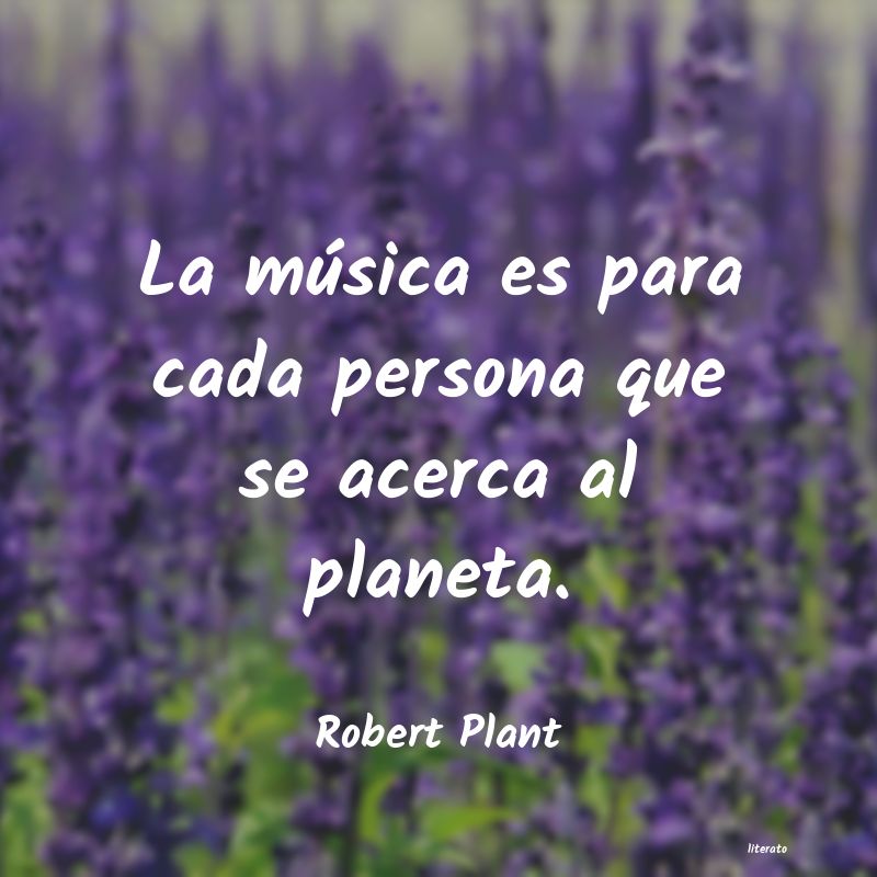 frases de Robert Plant
