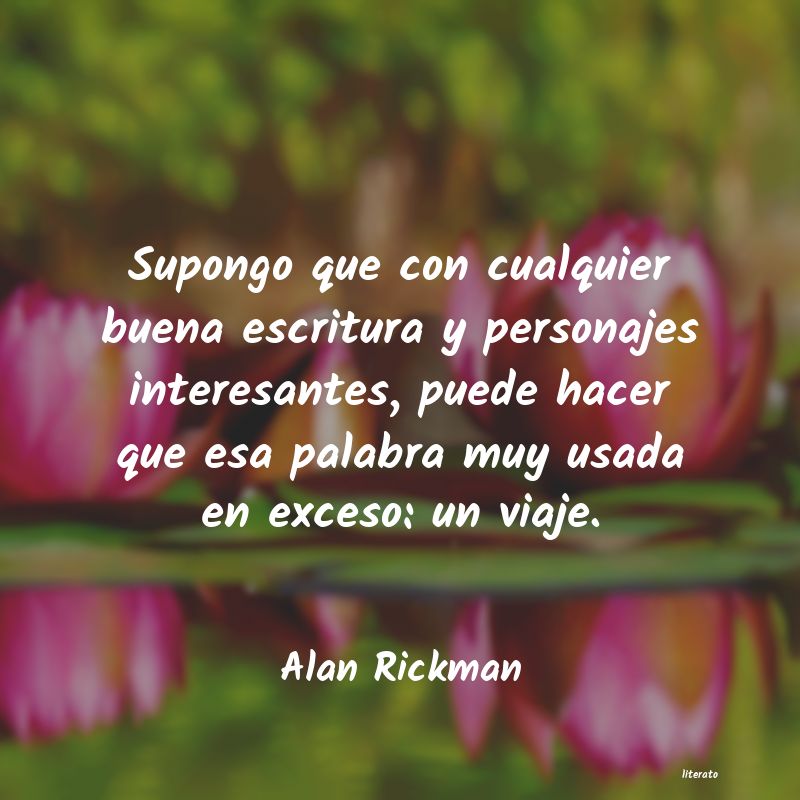 frases de Alan Rickman