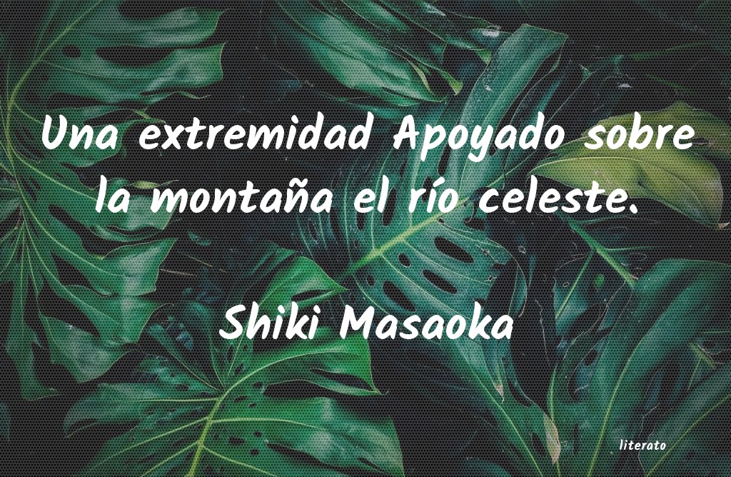 Frases de Shiki Masaoka