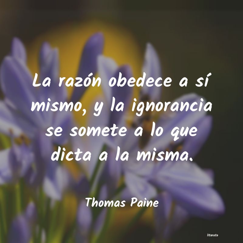 frases de Thomas Paine