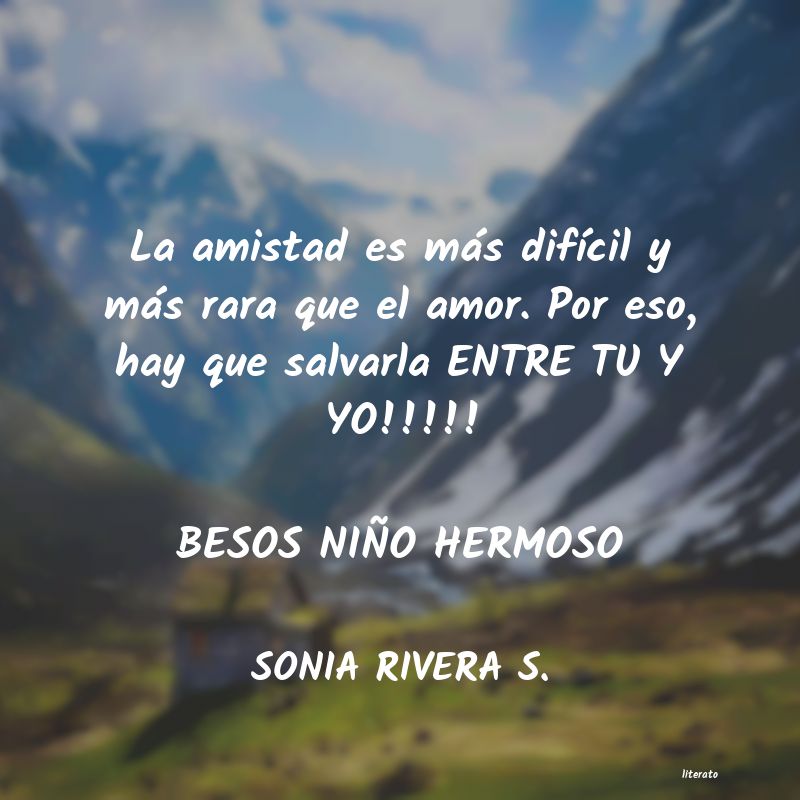 Frases de SONIA RIVERA S.