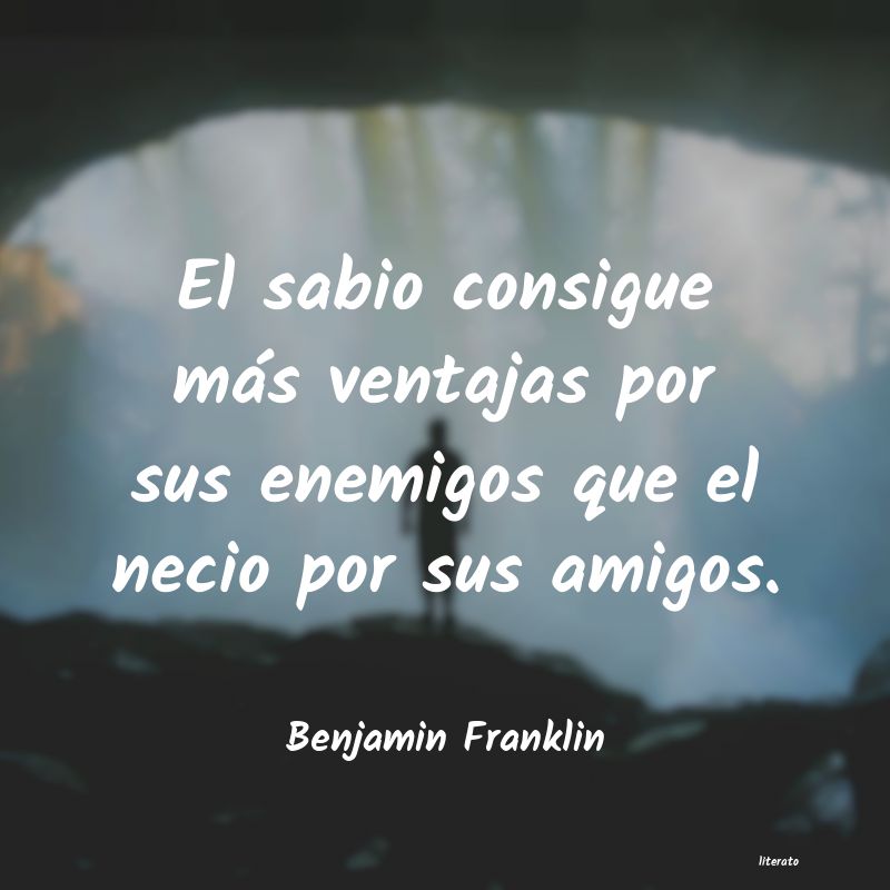 Frases de Benjamin Franklin