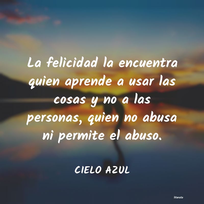 frases de CIELO AZUL