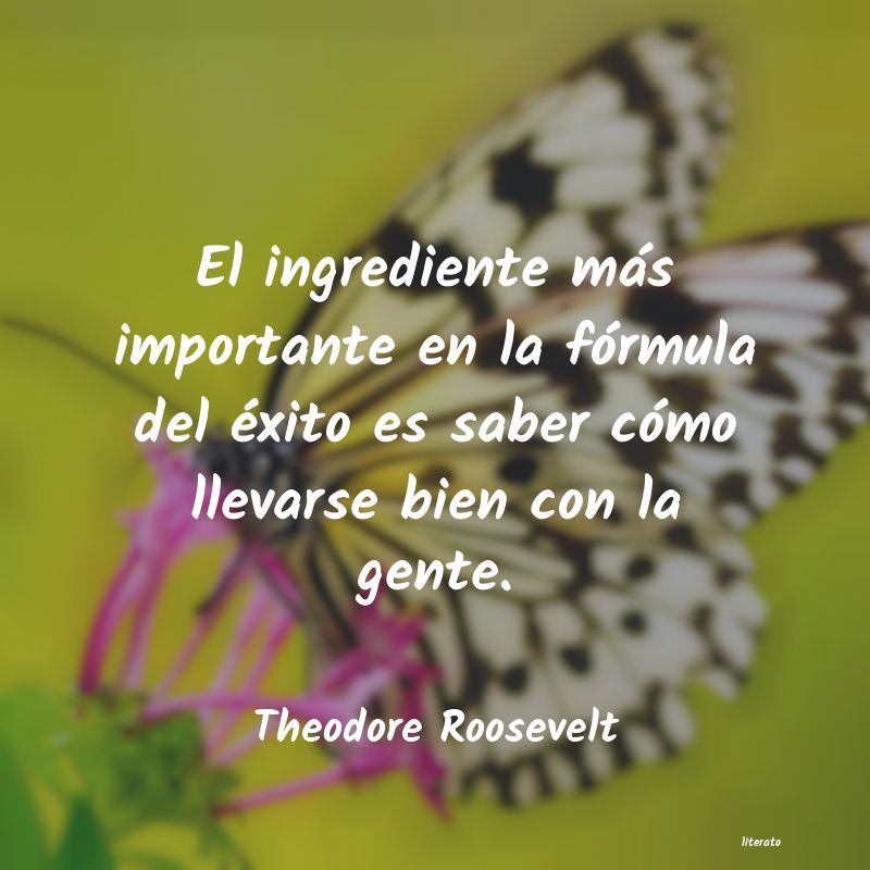 frases de Theodore Roosevelt