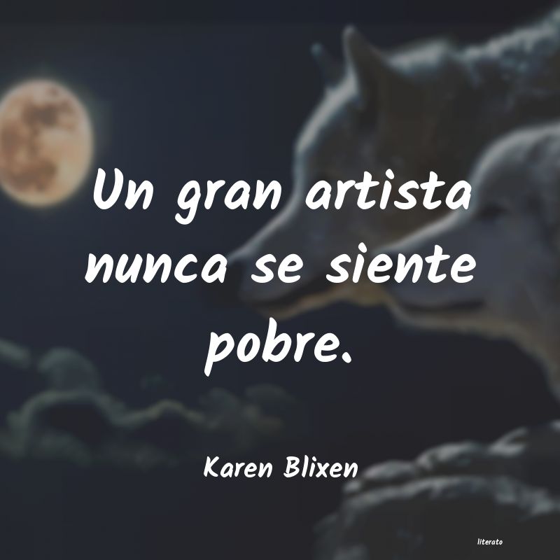 Frases de Karen Blixen