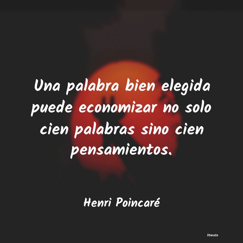Frases de Henri Poincaré