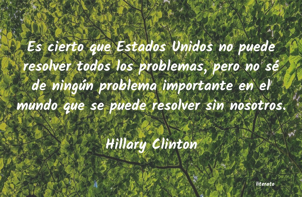 Frases de Hillary Clinton