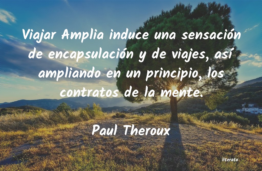 frases de Paul Theroux