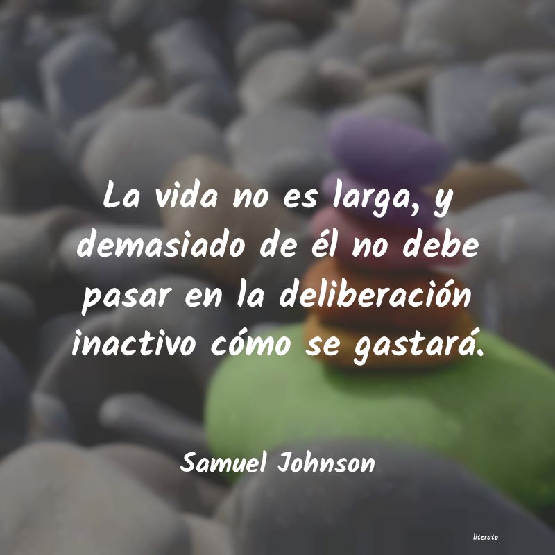 Frases de Samuel Johnson