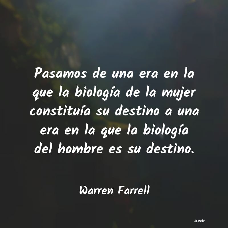 frases de Warren Farrell